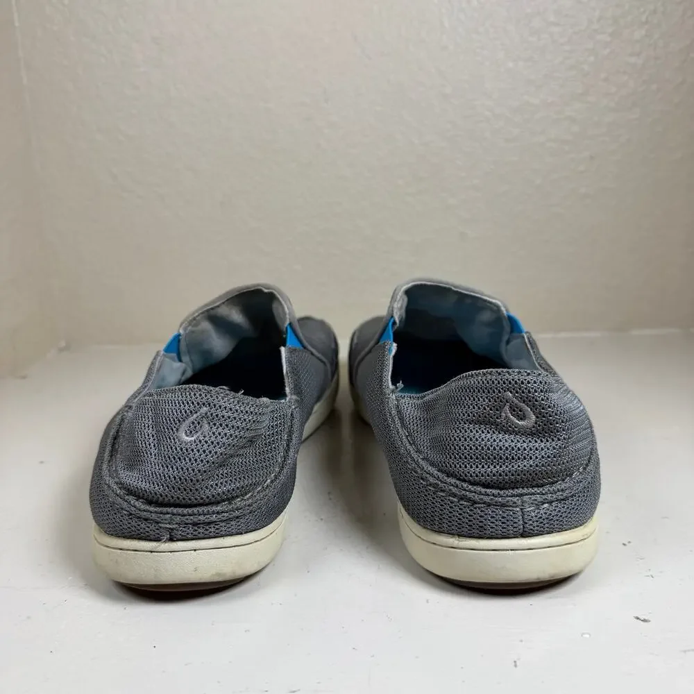 OluKai Nohea Mesh Slip-On Shoes Moisture Wicking Non-Slip Boat Beach Men’s Sz 11